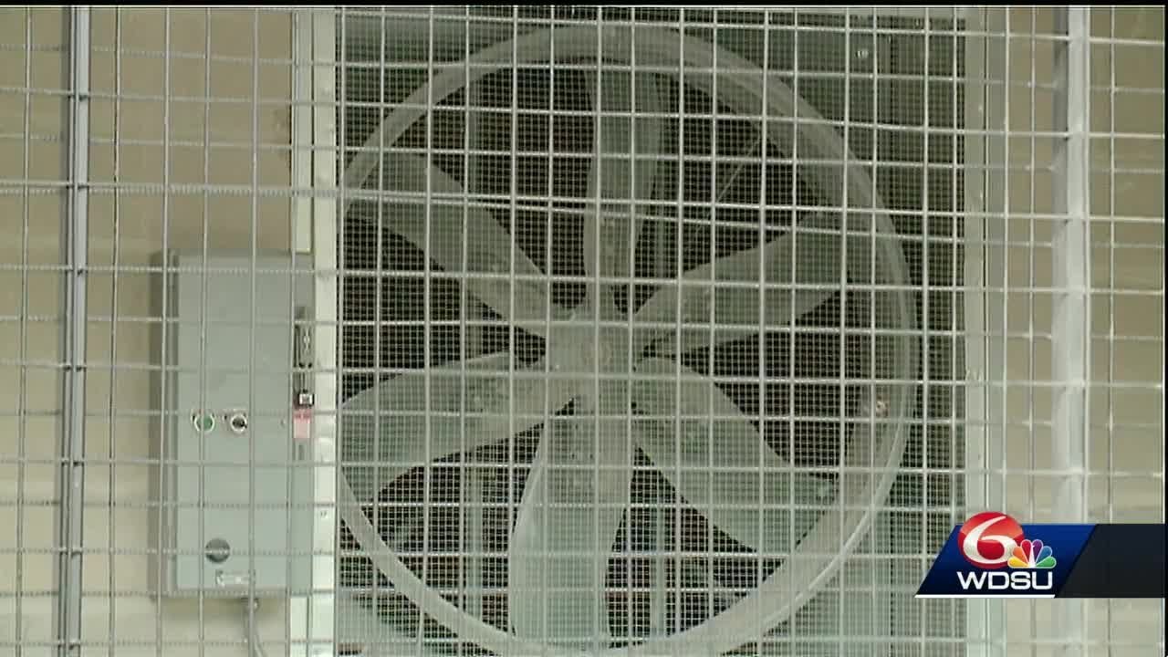 Neighbors upset over industrial fan