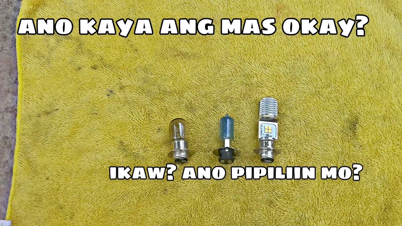 Usapang Headlight Bulb | Stock, Halogen o LED? | Ano ang the best para sa motor mo