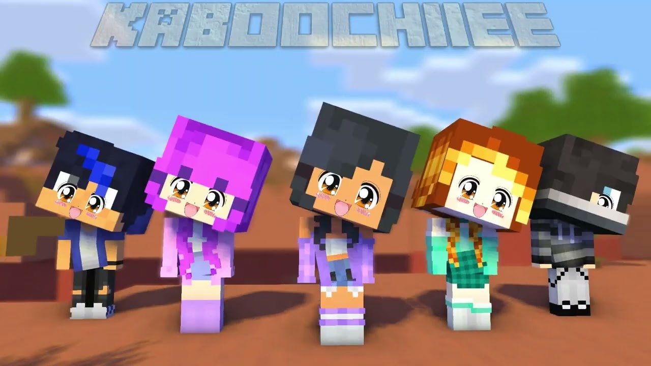 YOR, NIZUKO , APHMAU & FRIENDS | DARLING OHAYO | Minecraft Animation | KABOOCHIIEE 542