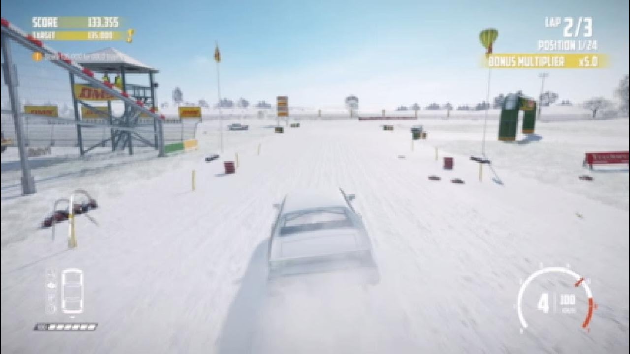 Wreckfest snow race