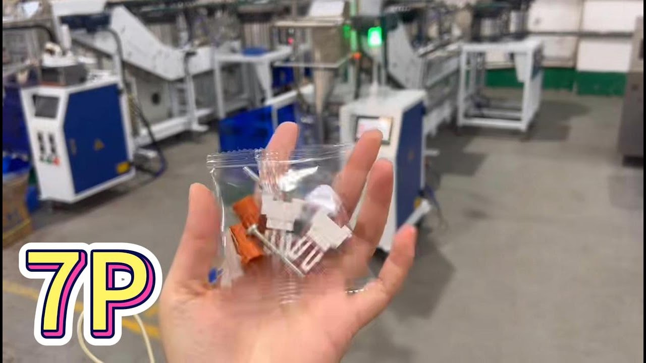 Máquina automática de conteo y embalaje de tornillos 7P