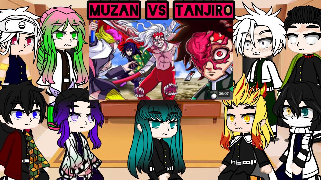 Hashiras react to Infinity Castle Arc• TANJIRO VS MUZAN• 💥❤️ TANJIRO DEMON KING