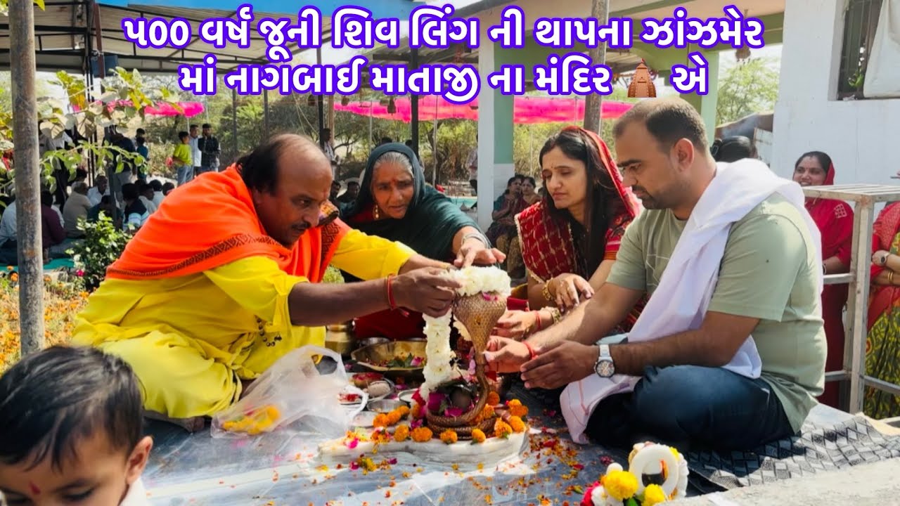 ઝાંઝમેર શિવ મંદિર 🛕 ની થાપના #mahadev  #shivratri #vlog 