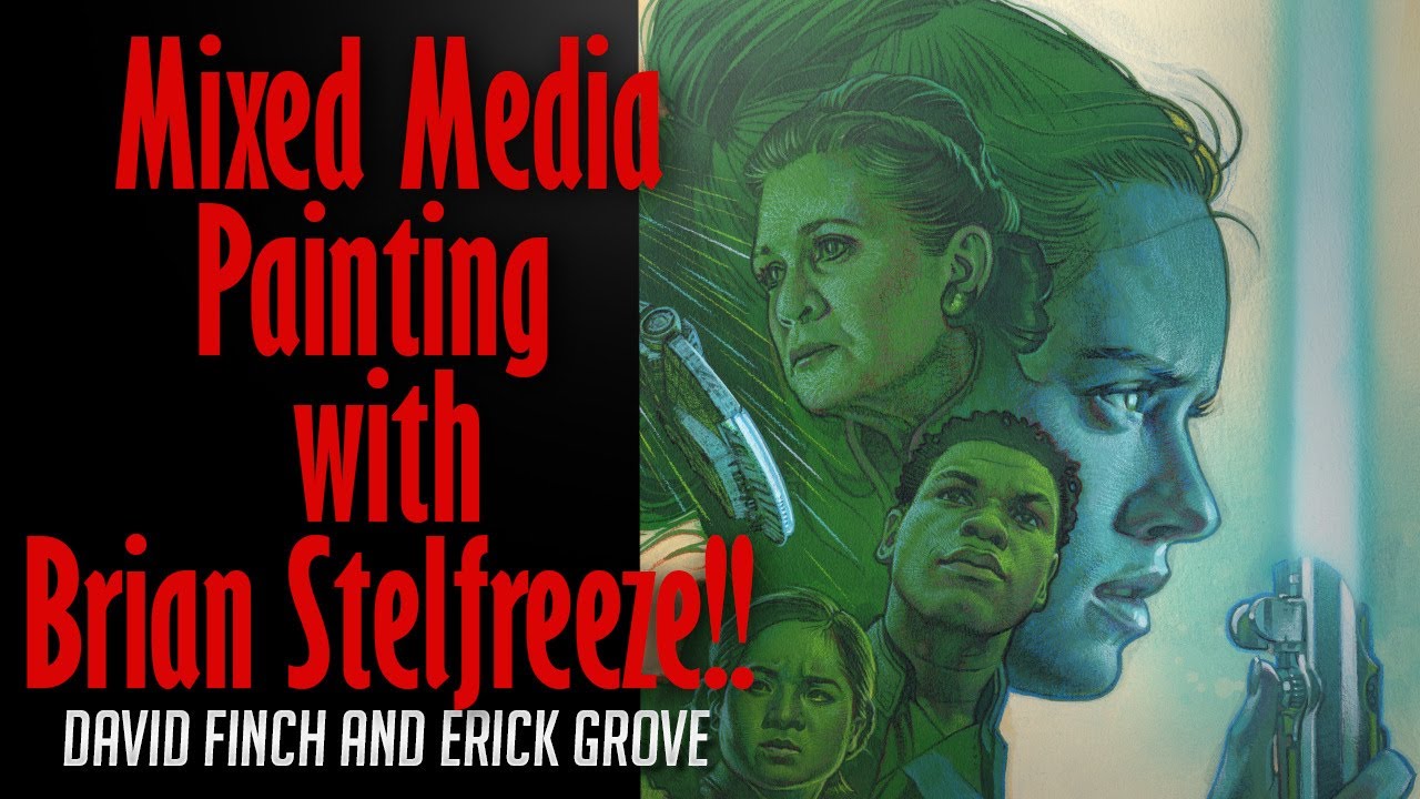 Mixed Media Painting with Brian Stelfreeze!