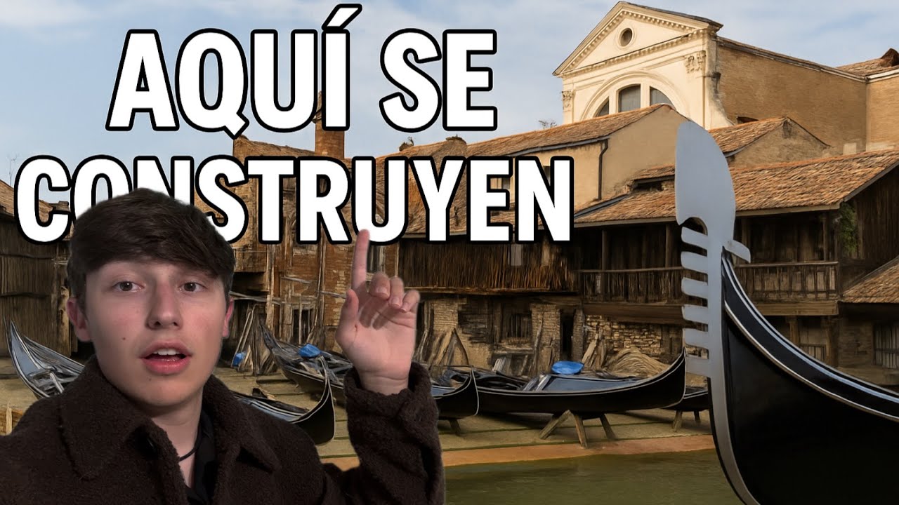 ¿Donde se Fabrican TODAS las GÓNDOLAS que Vemos en VENECIA? 🇮🇹