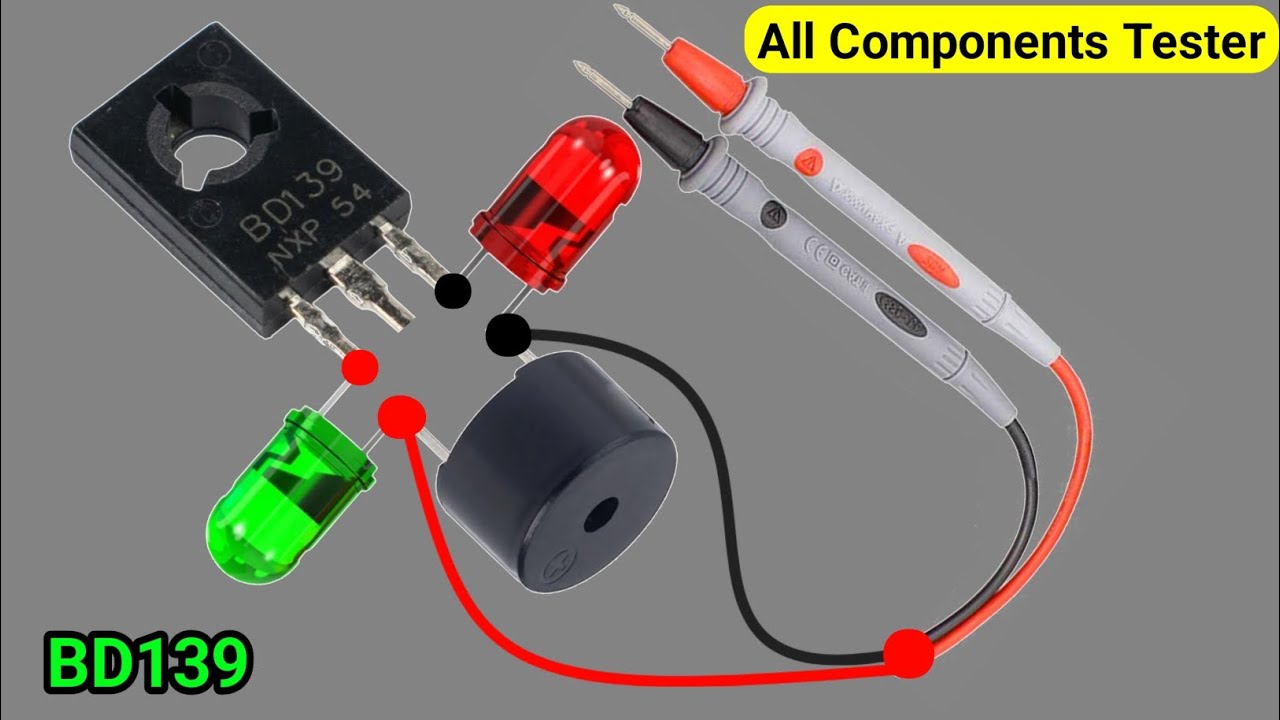 Make All Components Tester Using BD139 Transistor | Universal Components Tester