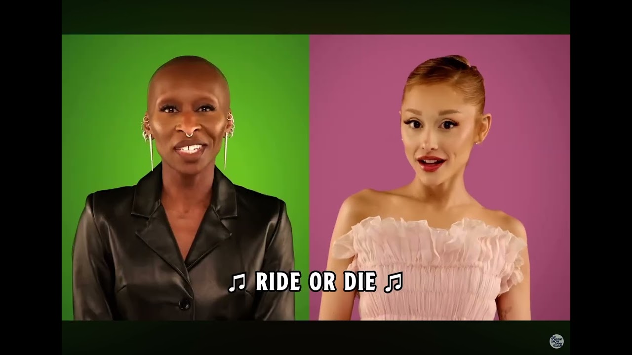 Elphaba and Glinda performing wicked music together