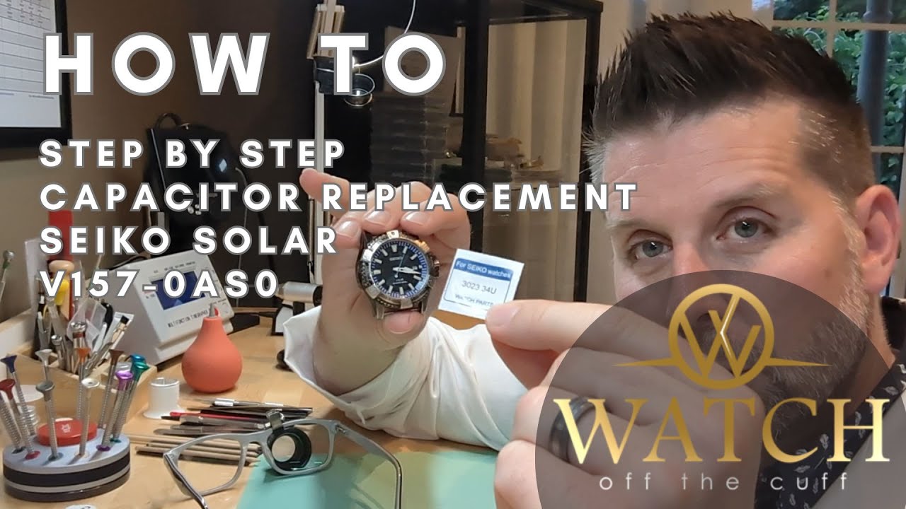 How to: Seiko Solar Capacitor Replacement