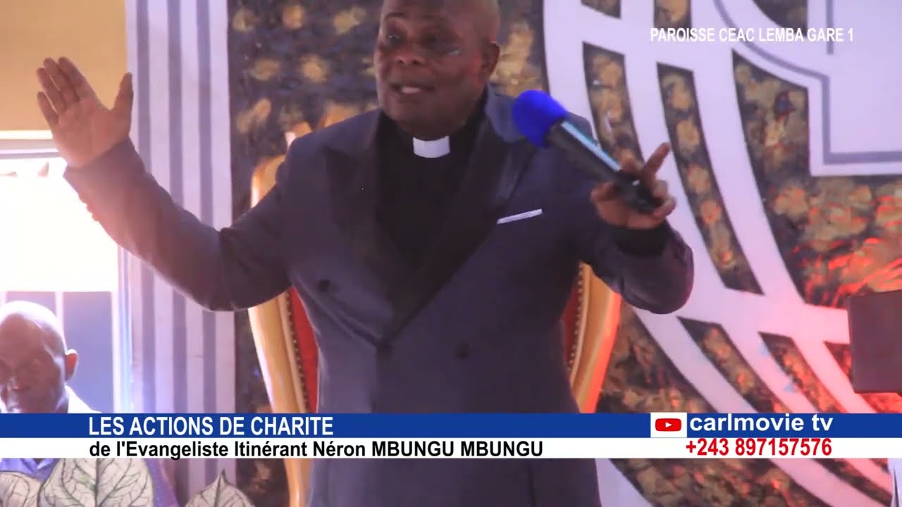ACTIONS DE  CHARITE DE L'EVANGELISTE NERON MBUNGU EN FAVEUR DES VEUVES ET SERVITEURS