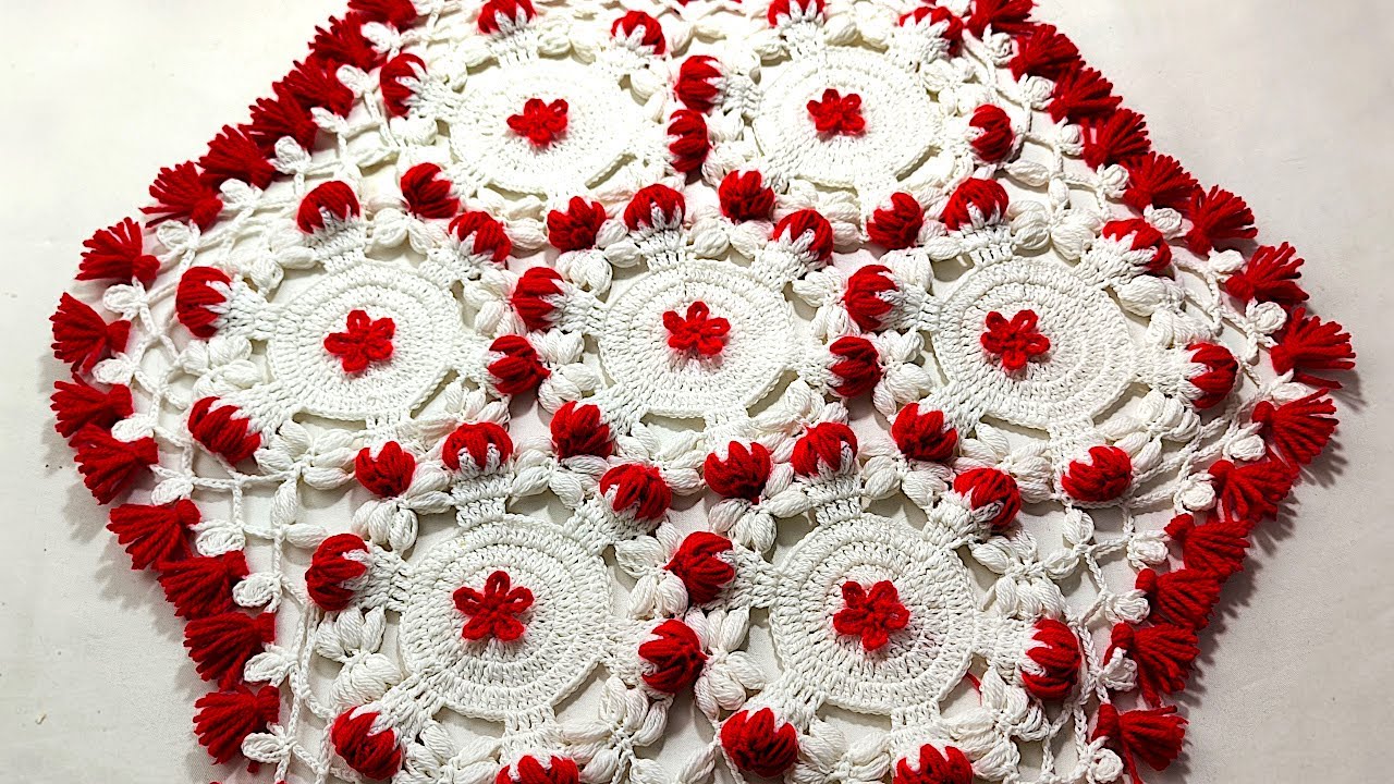 ❤️AMAZING❤️Round Crochet Doily Design (Easy Crochet Pattern Tutorial) Woolen Crochet Craft 403