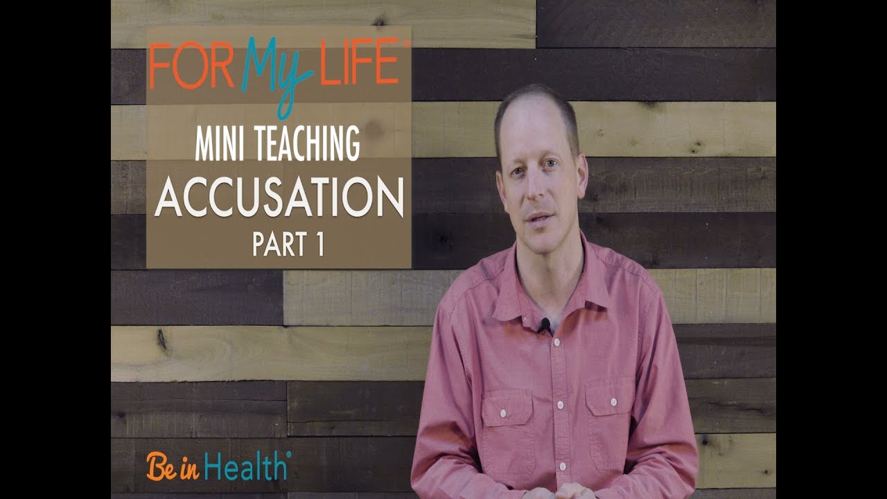 Overcoming Accusation - Part 1 - Pastor John Shales - For My Life Mini Teaching #WednesdayWisdom