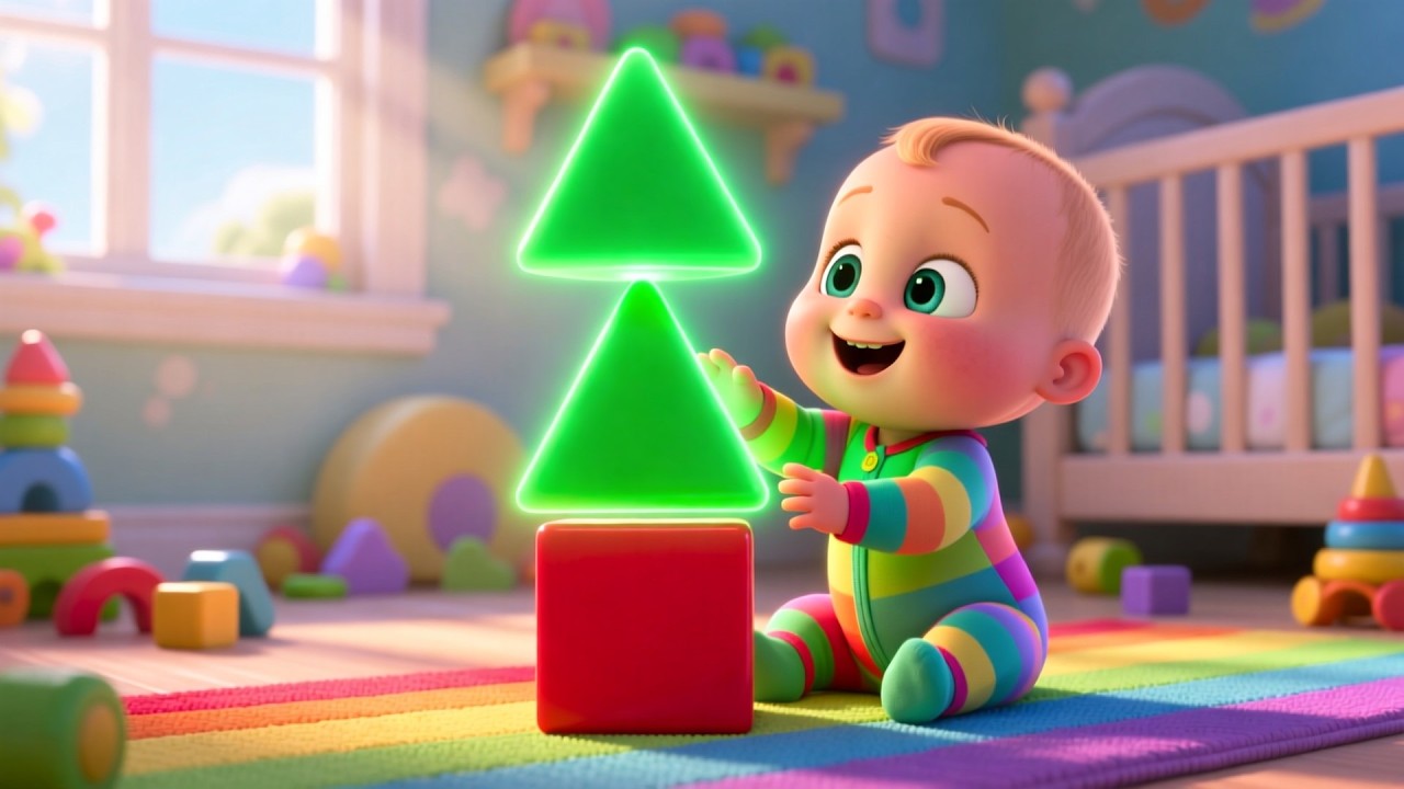 Learning Bright Shapes 🌟 | Kids Shape Song | Fun Sing Along