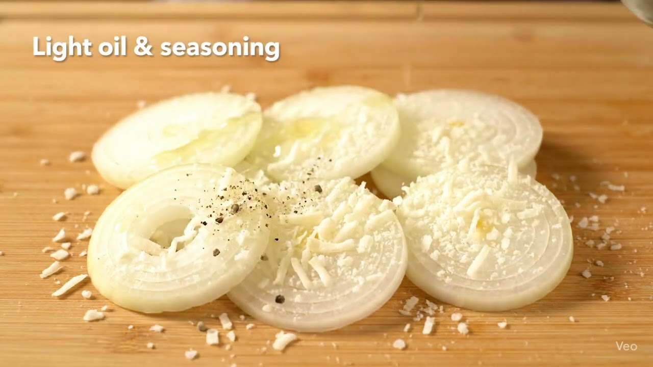 &ldquo;2-Ingredient Parmesan Onion Chips | Viral DIY Recipe 😍 #Shorts&rdquo;