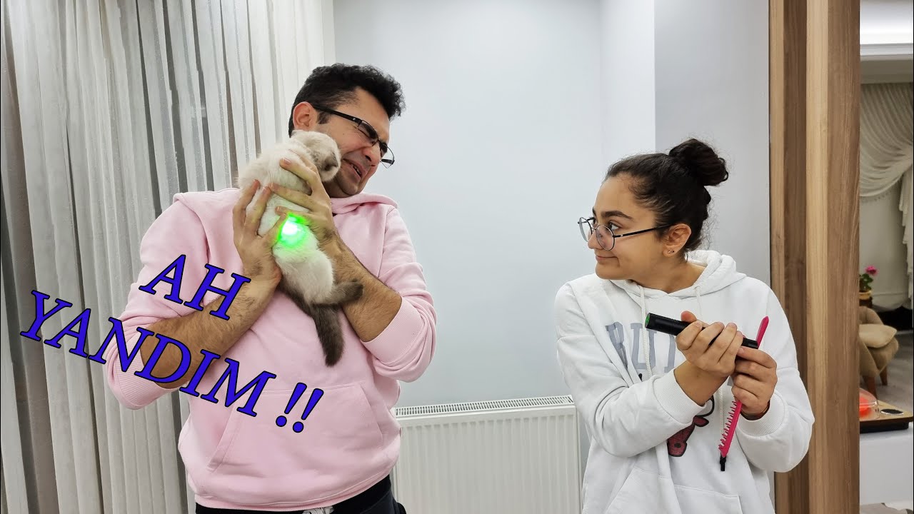 KEDİMİZ GOFRETİN LAZER TEPKİSİ / EĞLENCELİ DAKİKALAR