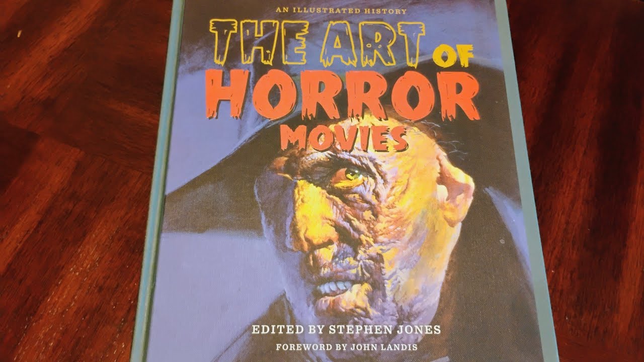 Book flip thru. THE ART OF HORROR MOVIES  -  pub. 2017