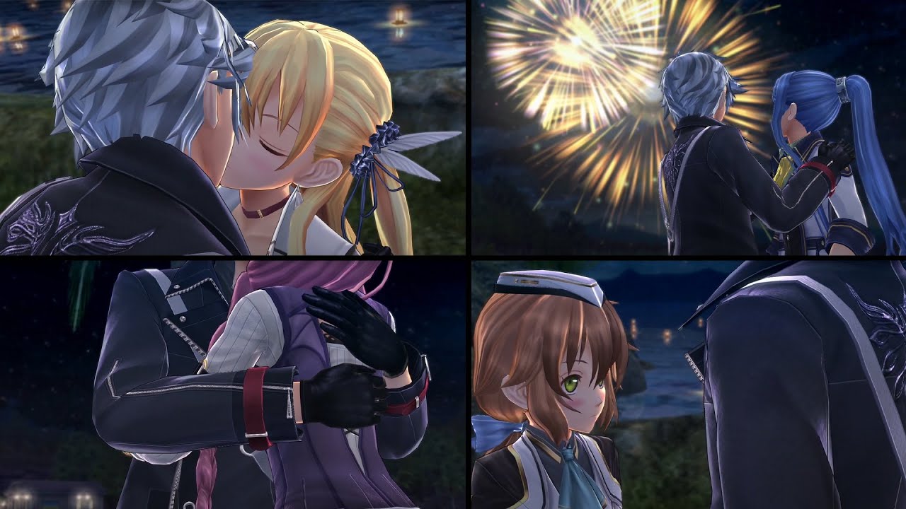 Все финальные романтические сцены Cold Steel 4 на английском языке!