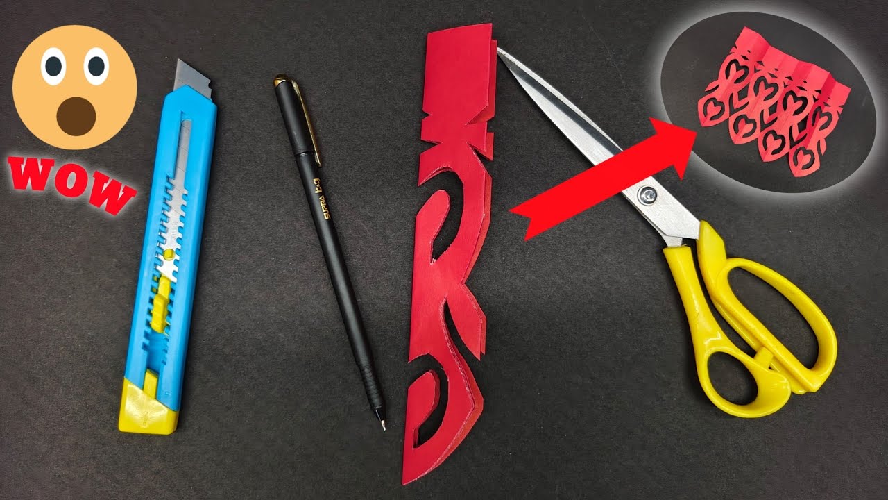 ✨ Easy Paper Cutting Decoration Idea | DIY Room Decor ✂️🏠
