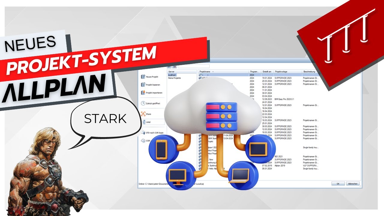 Neues Projektsystem in Allplan (Eine Idee für euer System?)