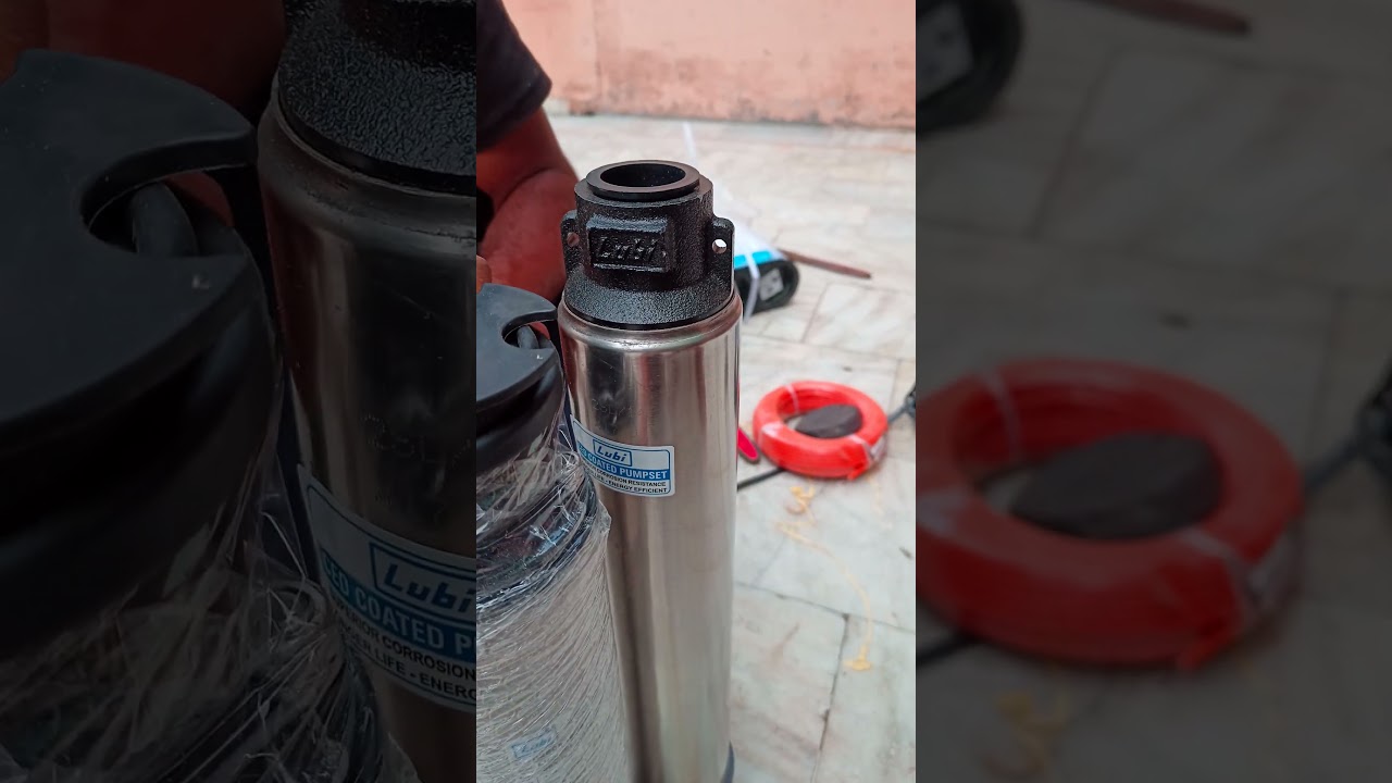Lubi 1.5HP submersible motor unboxing video #electrical#electrician#3phase #work #submersible #gk