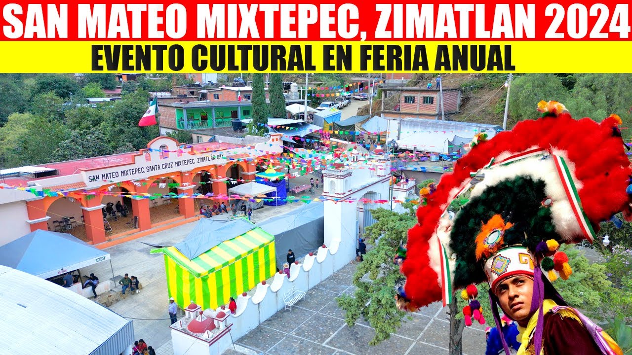 EVENTO CULTURAL EN SAN MATEO MIXTEPEC EN SU FERIA ANUAL 2024