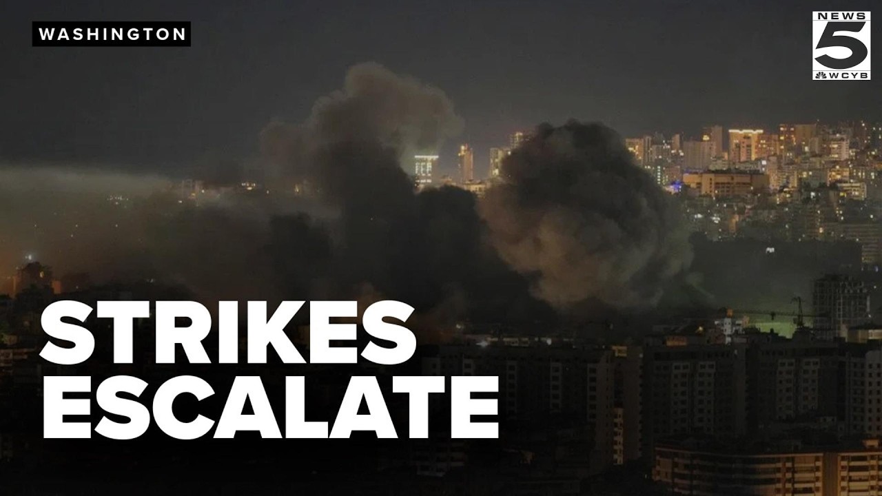 Israeli airstrikes hit Tehran and Beirut as US warns of escalation