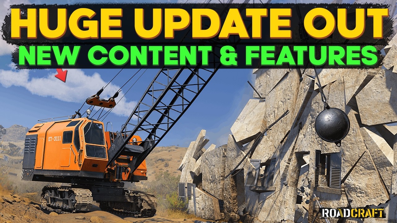 New HUGE Update is Out! New Content & Features in RoadCraft | All You Need to Know