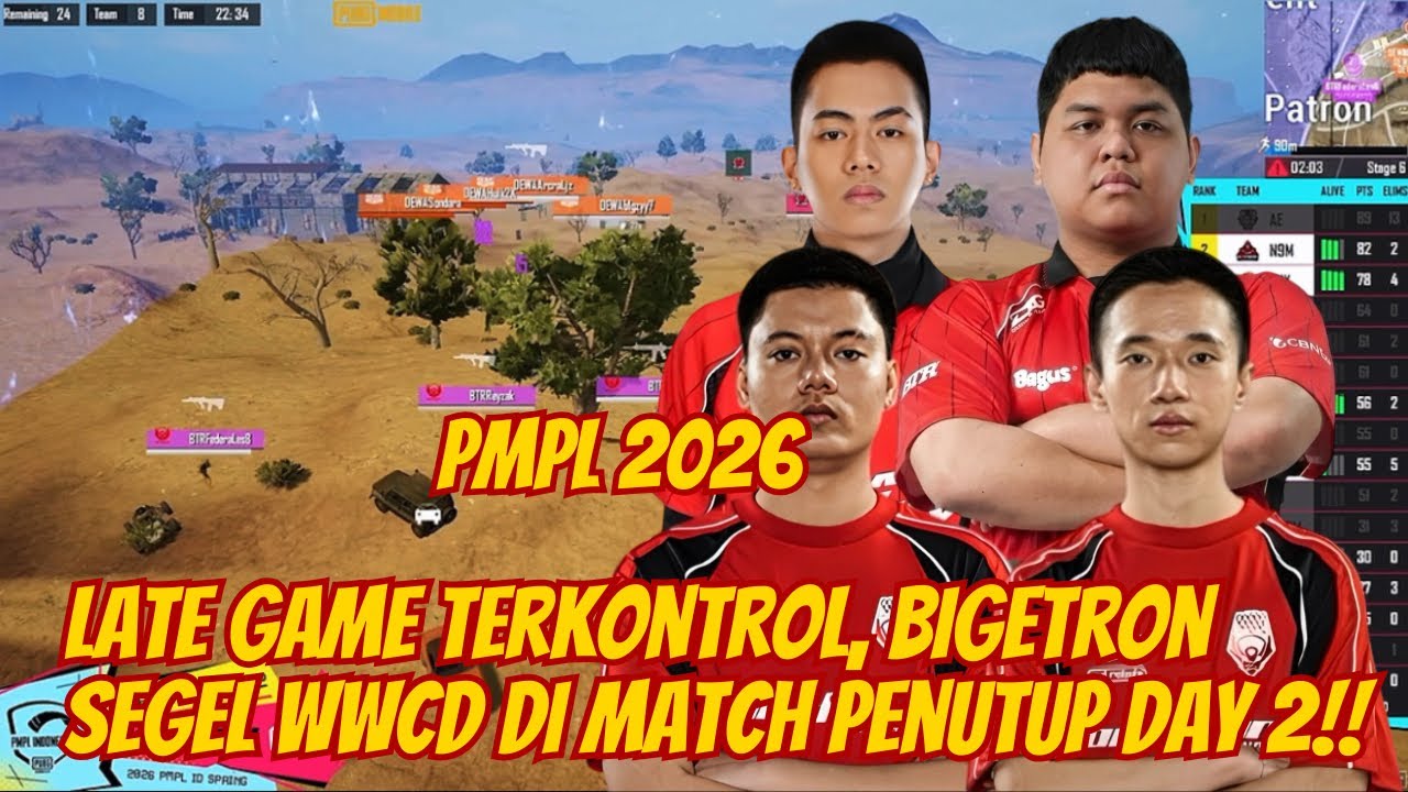 Bigetron Tampil Efisien dan Tutup Match 6 dengan Chicken Dinner 🥶😱 #pubgmobile 