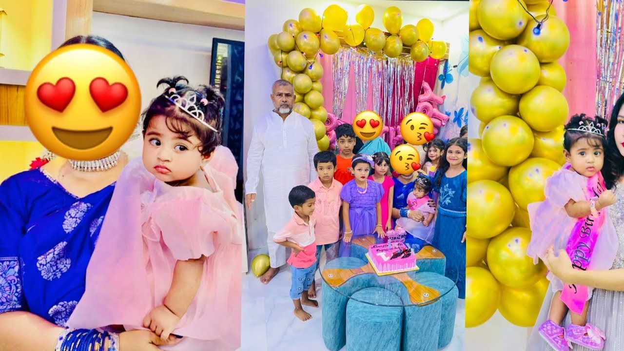 একমাত্র ভাগ্নির জন্মদিন ||Only niece’s birthday 🎂🎈||#hira_jahan  