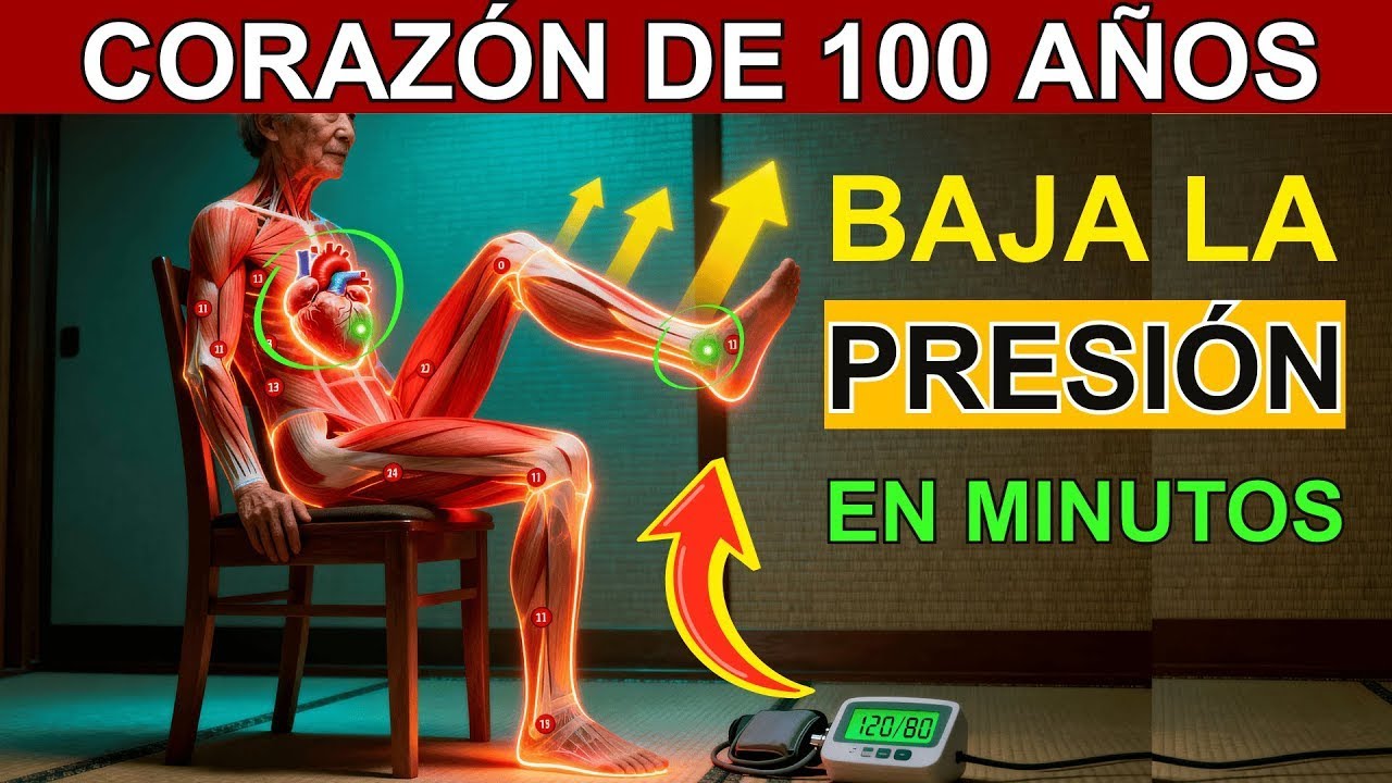 ¿Mayores de 60? Este Ejercicio de Piernas Reduce la Presión Arterial Rápidamente | Bienestar Sénior