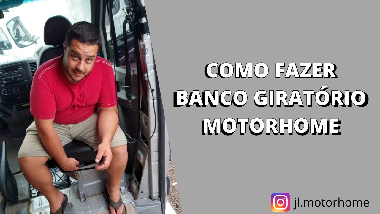 BANCO GIRATÓRIO MOTORHOME