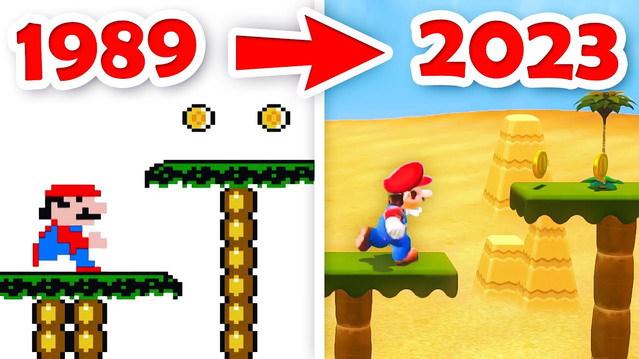 ALLE alten 2D Mario Spiele in 3D NACHGEBAUT!