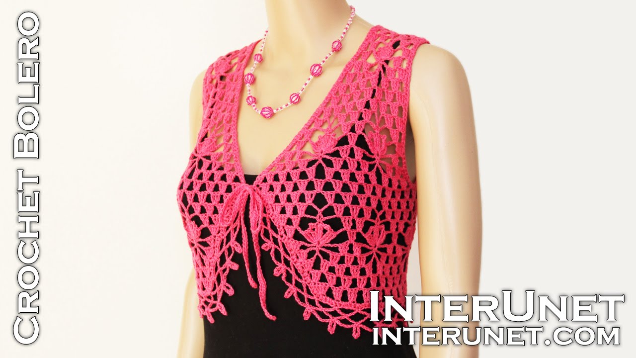 Lace bolero jacket. Part 1 of 2