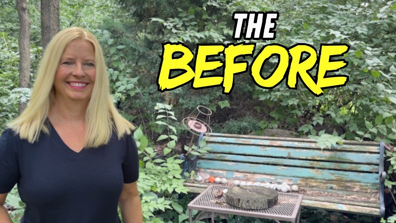 DRAMATIC Garden Makeover Using All Thrifted Items