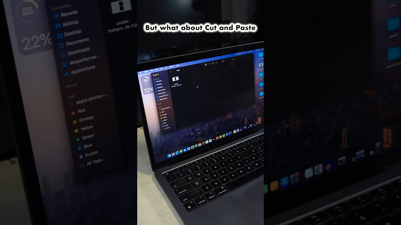 How to Cut Paste on Mac #Shorts