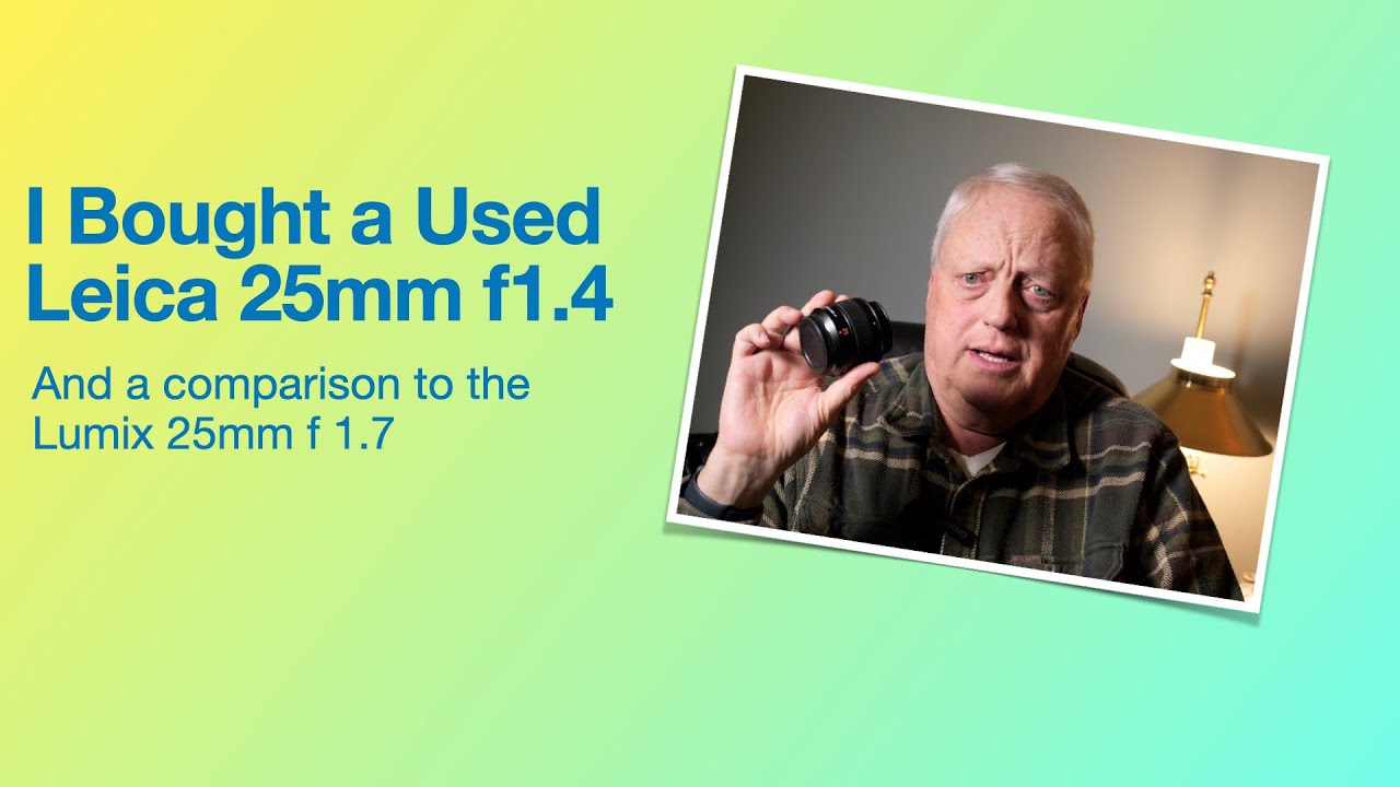 Lumix 25mm f1.7 vs Leica 25mm f1.4, a Big Difference in Wide Open Sharpness