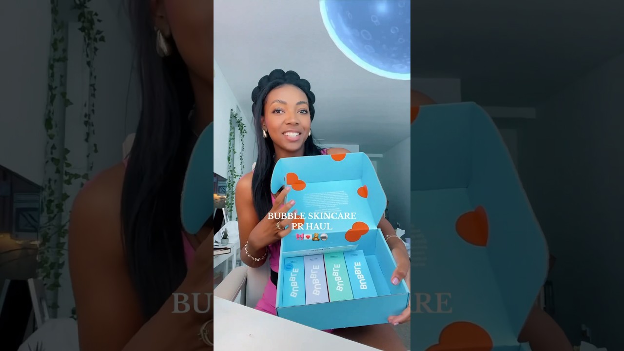 HUGE BUBBLE PR HAUL🫧 #preppyyyy #beautyproducts #skincare #preppygrwm #skincareproducts #makeup