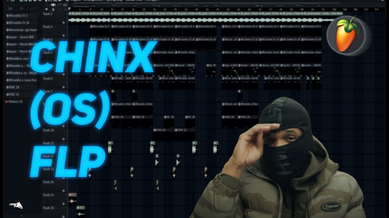 [FREE FLP] How to make VOCAL UK DRILL BEATS for CHINX (OS) - FL Studio 21 tutorial