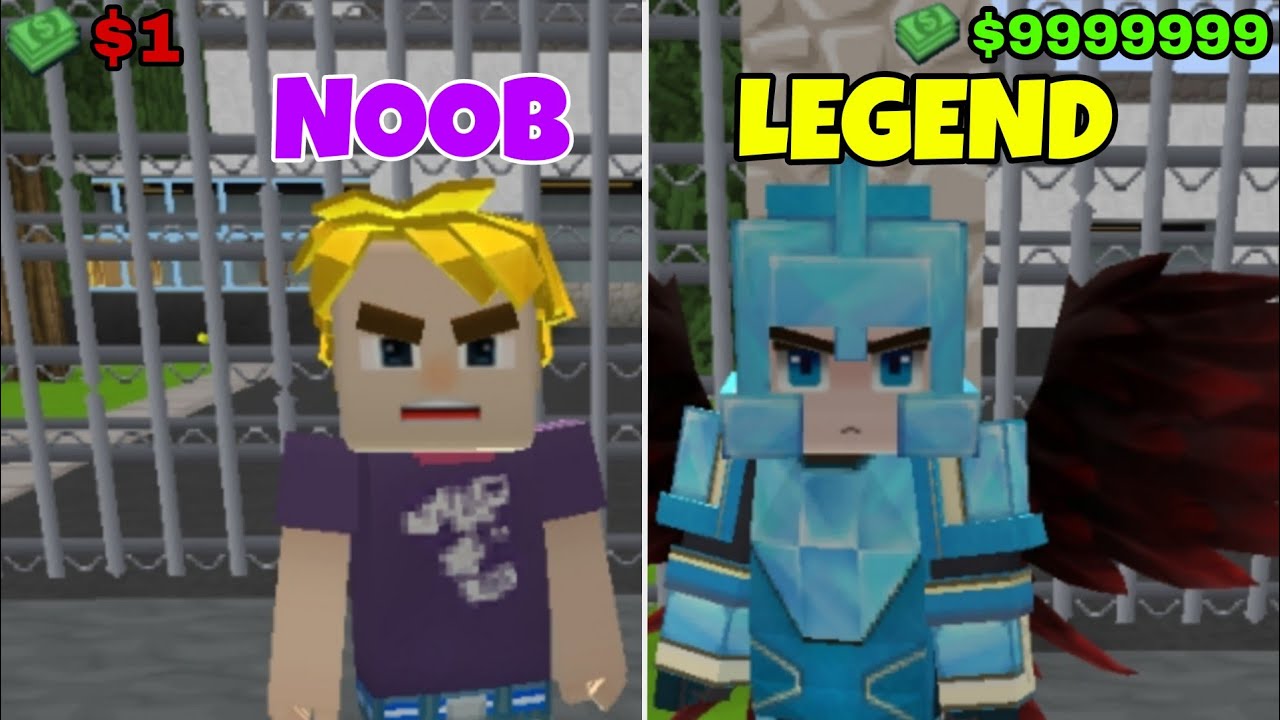 Noob VS Legend - Jailbreak BlockmanGo