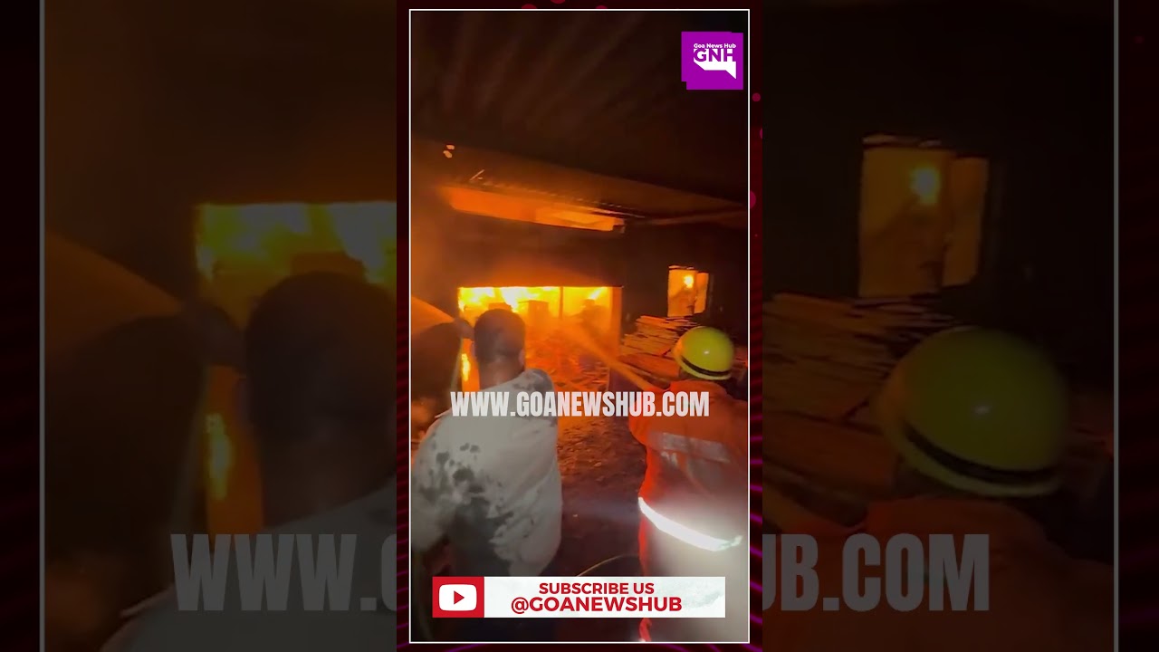 MASSIVE FIRE GUTS GAULAXMI SAW MILL IN DAVORLIM