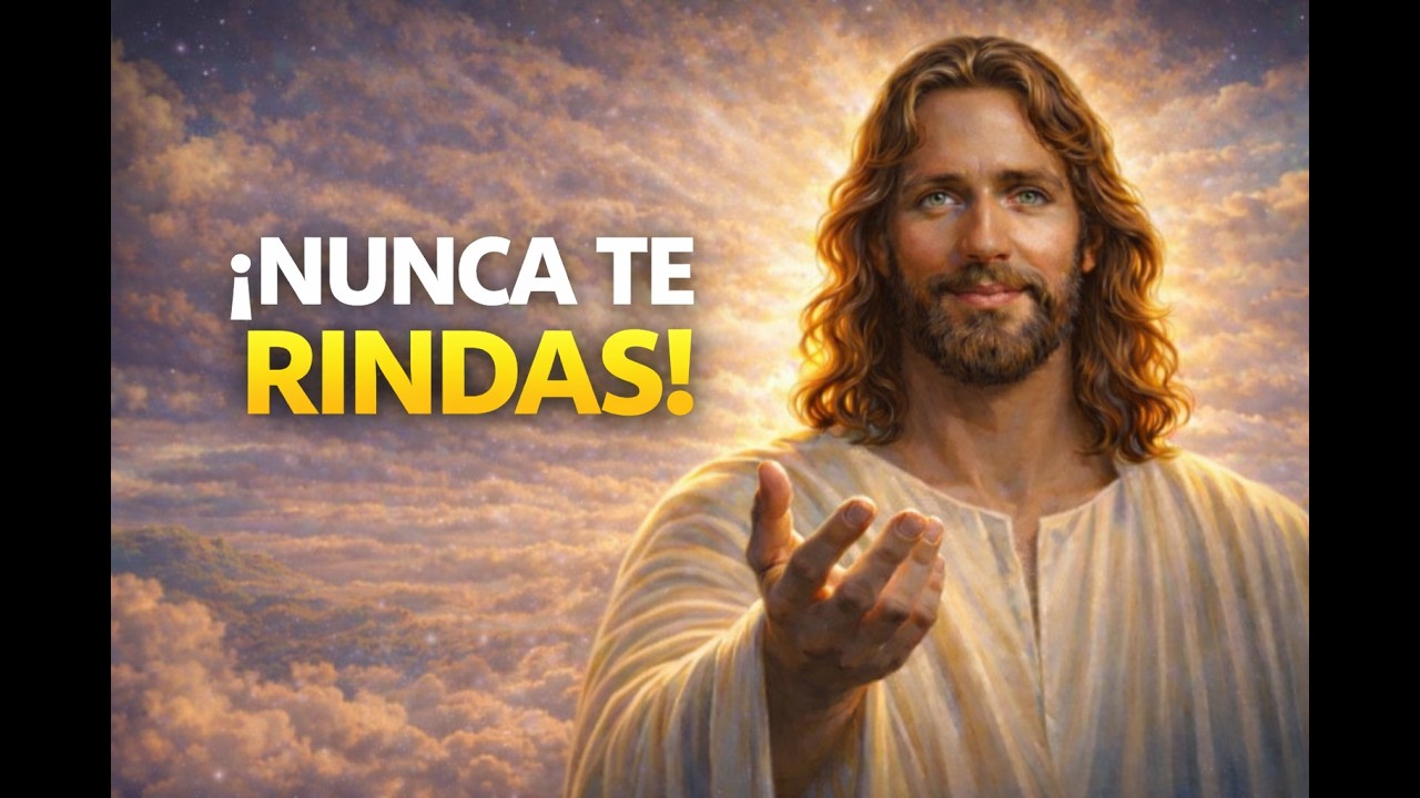 JESÚS : ¡NUNCA TE RINDAS! | COMPRENDE CORRECTAMENTE LOS MENSAJES QUE VIENEN DE DIOS | MEDITACIÓN