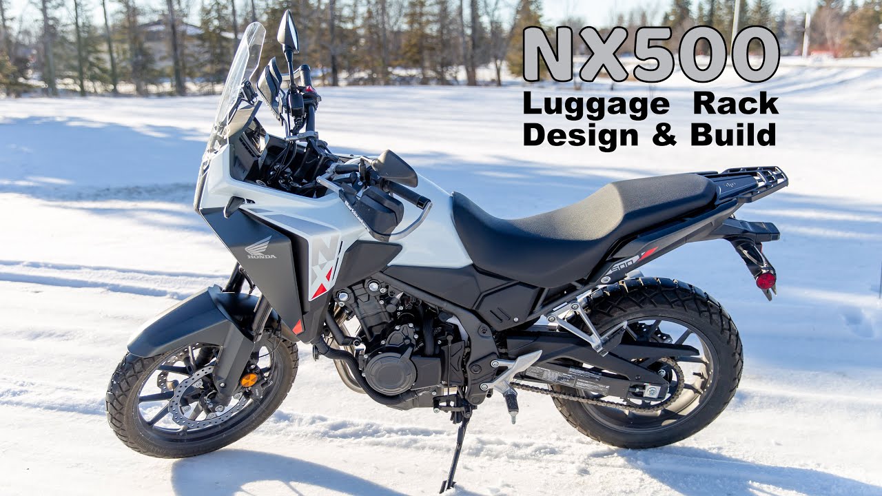 Honda NX500 Luggage Rack Design and Build