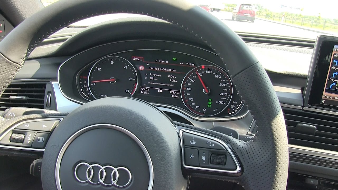 Audi A6 (C7): Adaptive Cruise Control with full stop function :: [1001cars]