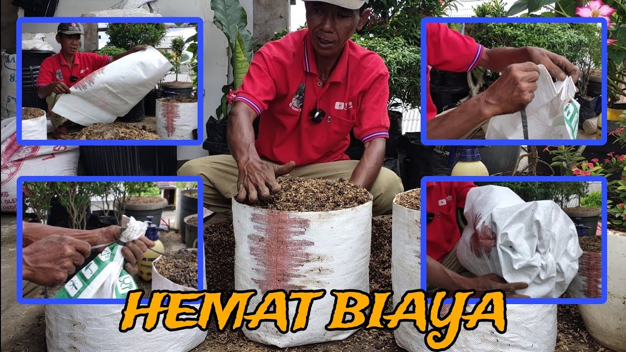 CARA MEMBUAT POT KARUNG AGAR BULAT !!