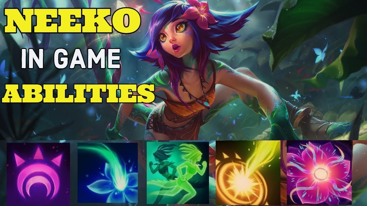 Neeko in Game Abilities | New Champion - League of Legends