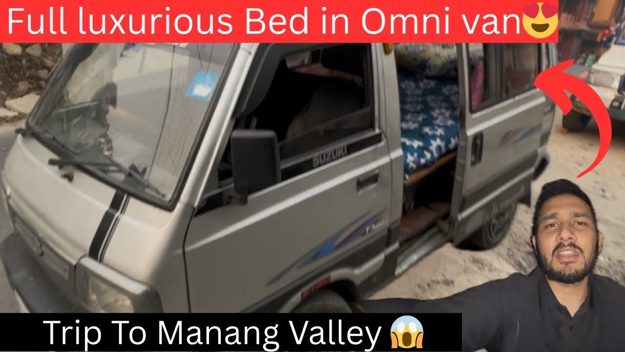 Nepal First Luxurious Bed Omni Van 😍||Traveling To Manang In Suzuki Omni Van ❤️|| 