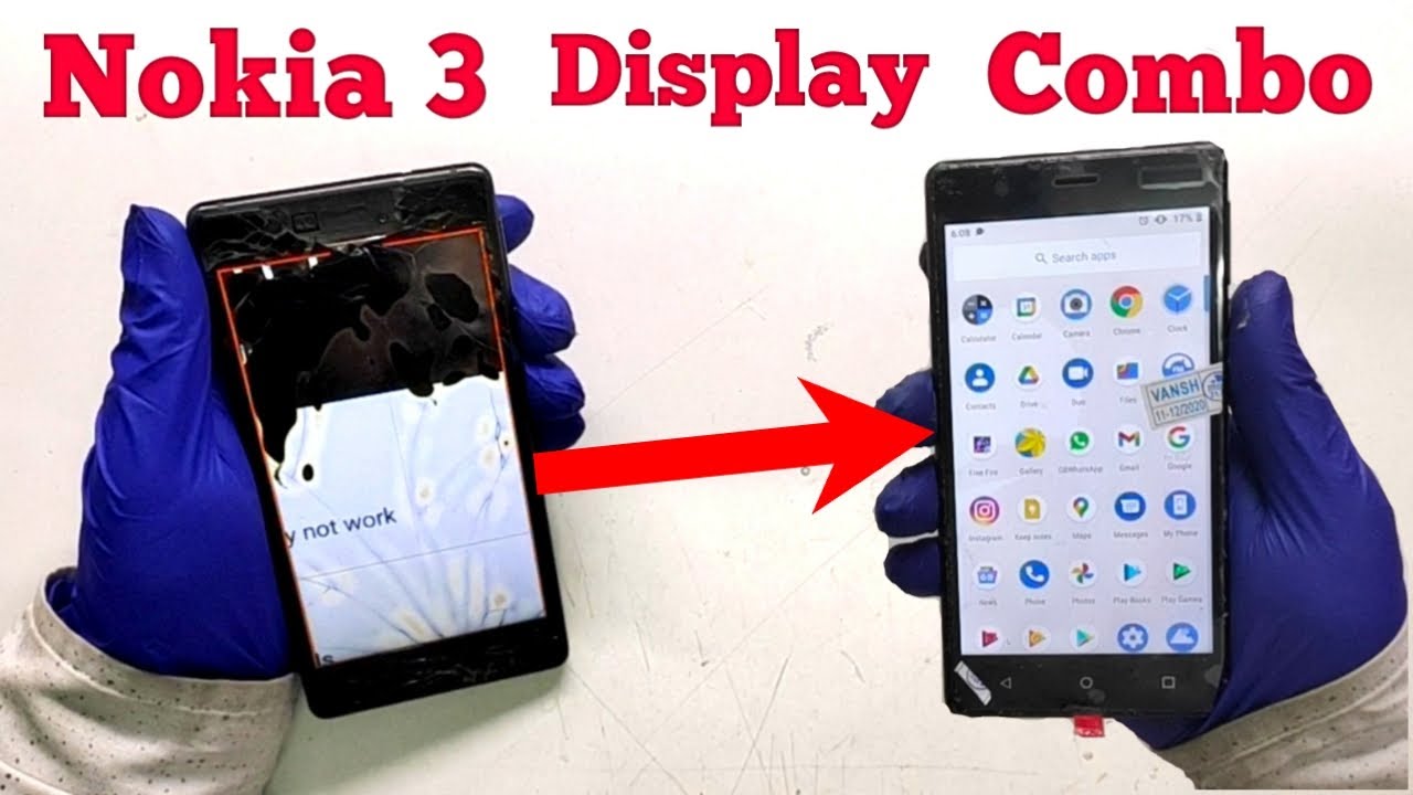 Nokia 3 Display, Combo Change | डिस्प्ले कैसे बदलें | Parveen Tech Mobile
