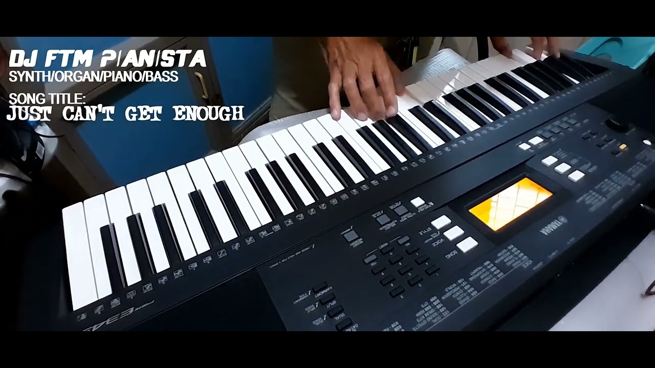 JUST CAN'T GET ENOUGH/ Synth cover #djftmpianista #instrumentalmusic #yamahakeyboard #music