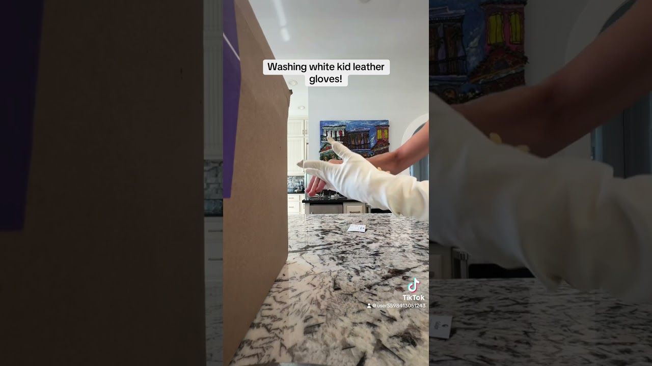 How to clean vintage white kid gloves