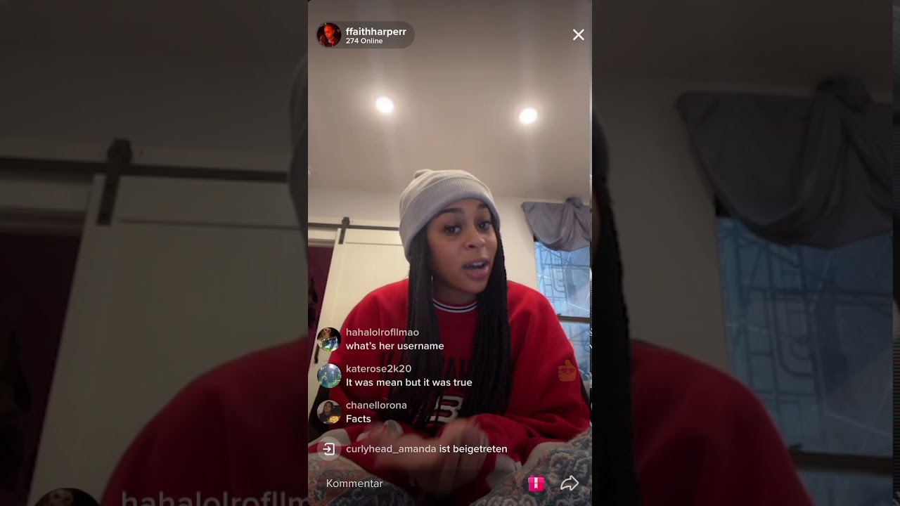 Neyva angel vs the other girls beef faith livestream