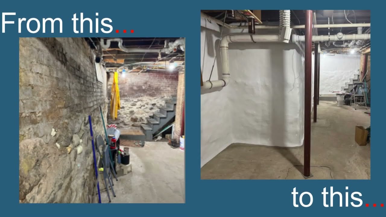 Worcester, Ma Foundation Repair Case Study | Repointing, Lally Columns,  & DryLok